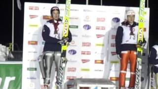 Ski Jumping COC Victory Ceremony [upl. by Eaner890]