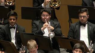 Flourishes and Meditations on a Renaissance Theme  Texas State University Wind Symphony TMEA 2019 [upl. by Ogden49]