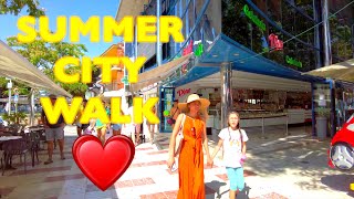 Platja dAro City Walk Summer 🇪🇸 Spain 4K [upl. by Cordelie688]