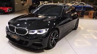 BMW 330i M Sport 2020 Preto  Exterior [upl. by Ulphia]