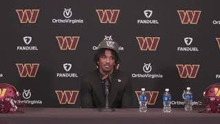 New Commanders QB Jayden Daniels Introductory Press Conference [upl. by Yuhas]