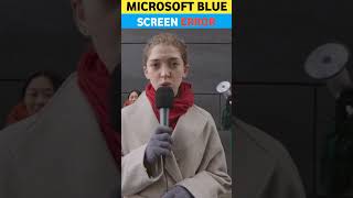 Microsoft blue screen error shorts ytshorts microsoft [upl. by Uchish661]