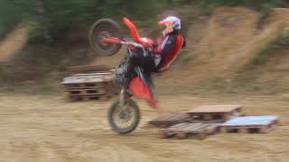 Enduro school KTM wheelie fail [upl. by Aitnis]