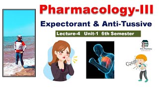 Expectorant amp Antitussive  Classification amp Pharmacology  L4 Chpter3 Unit1 PharmacologyIII 6th [upl. by Yelrahc680]