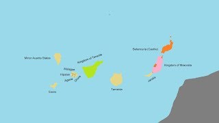 History of the Canary Islands Every Year [upl. by Legge207]