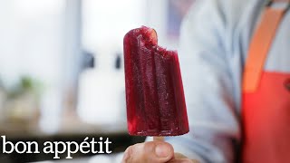 How to Make Boozy Ice Pops  Cook Like a Pro  Bon Appetit [upl. by Euqinaj]