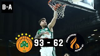 Panathinaikos  Promitheas 9362  Full Highlights  Basket League Round 22  25032024 [upl. by Atsed910]