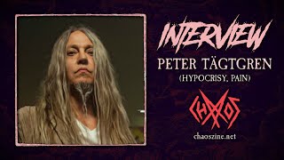 Hypocrisy’s Peter Tägtgren quotMy only goal was to write really good songs with a fat production” [upl. by Crofoot106]