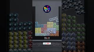 ALPHABETLORE MARBLE shorts tetris puzzle alphabetlore marble テトリス тетрис animation [upl. by Maunsell]