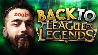 MY RETURN TO LEAGUE OF LEGENDS [upl. by Greff]