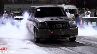 WORLD Fastest Nissan patrol VTC in yas drag race by UNDERGROUND suv performance [upl. by Nazler766]