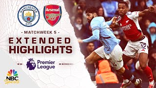 Manchester City v Arsenal  PREMIER LEAGUE HIGHLIGHTS  9222024  NBC Sports [upl. by Magnusson]