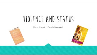 Violence and Status in Chronicle of a Death Foretold [upl. by Luapnaes]