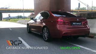 BMW 320i F30 LCI  RCP Exhausts  CatBack Exhaust [upl. by Wilhelmina]