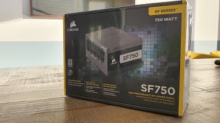 Corsair SF750 PSU Unboxing amp Install into NCASEM1  Replacing the SilverStone SX800LTI [upl. by Jereld]