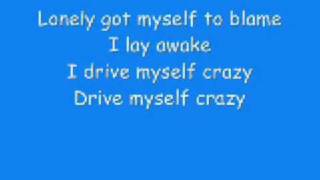 I Drive Myself Crazy  NSync  With Lyrics [upl. by Hgielek894]