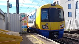 A journey on London Overground  Kentish Town West ➡ Camden Road  Class 378 [upl. by Allak]