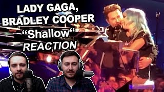 Singers FIRST TIME ReactionReview to quotLady Gaga Bradley Cooper  Shallow Live in Las Vegasquot [upl. by Urbannal]