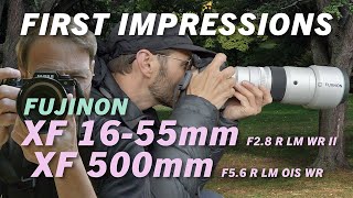 XF 1655 28 amp XF 500 56 First Impressions Review [upl. by Naellij]