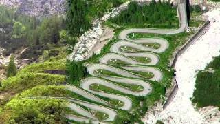 Forcella Lavardet Mountain Pass Italy [upl. by Ahsekel]