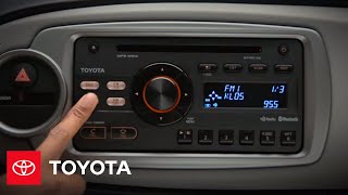 2012 Yaris HowTo USB Input  Toyota [upl. by Jaunita]