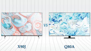 Sony X90J vs Samsung Q80A  Low Resoluton To 4K [upl. by Deste]