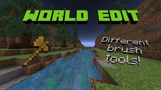 World Edit Brush Tools MCBE Command Block Tutorial [upl. by Aerdnad]