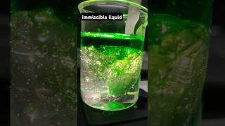 How is Immiscible liquids 😱 shorts viralvideo short [upl. by Eivad380]