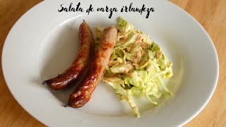 Salata de varza Reteta irlandeza Salata Coleslaw [upl. by Eilyac]