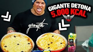 FABIO GIGA DETONA 5000 CALORIAS DE PÓS TREINO [upl. by Etz]