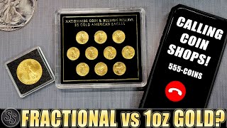 Should You Buy 1oz Gold or Fractional Gold Coin Shops Answer [upl. by Melody]