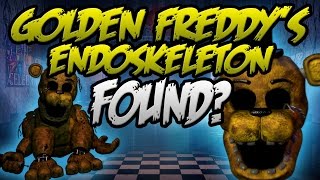 Golden Freddys EndoSkeleton Found Five Nights at Freddys 2 Theory [upl. by Craig]