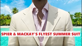 Spier amp Mackay Tessuti di Sondrio Cream CottonLinen Suit Review [upl. by Rosalinde]