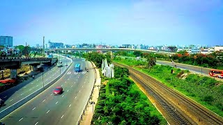 Emerging Bangladesh  Dhaka City Drive Views  Badda to Uttara via Kuril Flyover [upl. by Glassco733]