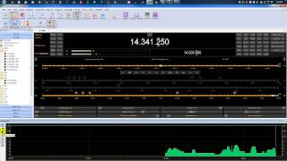 Ham Radio Deluxe  Bandscope [upl. by Ahsito]