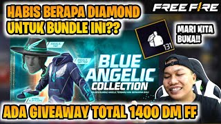 HABIS BERAPA DIAMOND BUAT DAPETIN BUNDLE BLUE ANGELIC  FREE FIRE [upl. by Airemaj]