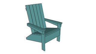 Free adirondack chair plans [upl. by Critta]