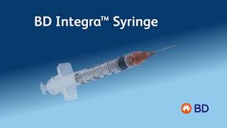 BD Integra™ Syringe Instructional video [upl. by Stormy564]