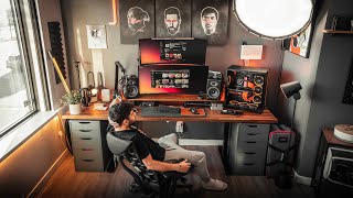 The Dream Desk Setup  Home Workspace amp Gaming Desk 2022 [upl. by Zzaj]