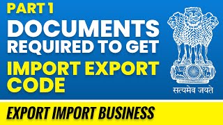 Documents required to Get IEC Import Export Code online  Apply IEC  Part 1 [upl. by Thomsen112]