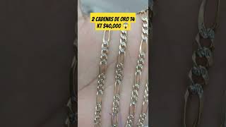 Cadenas de oro de 14 kilates plata gold goldjewellery [upl. by Gratiana]