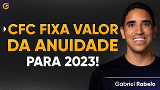 CFC FIXA VALOR DA ANUIDADE PARA 2023 ENTENDA OS NOVOS VALORES [upl. by Lsil243]