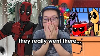 THE CROSSOVER WE DONT DESERVE  Reaction to quotInside Deadpoolquot [upl. by Rednasxela]