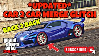 UPDATED CAR TO CAR MERGE GLITCH  GTA 5 ONLINE  TICKET BOOTH NEW GEN BACK 2 BACK 169 [upl. by Jaella]