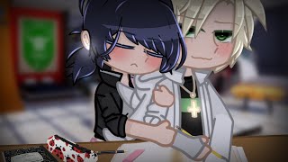 POV Adrien and Marinette are working on a class projectMLB Gacha Club meme [upl. by Dodwell]