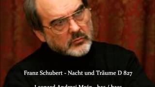 F Schubert  Nacht und Träume [upl. by Azriel]