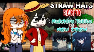 •Straw hats react to Muichiro Tokito as New Crew•🌪️ EspañolEnglish [upl. by Atener]