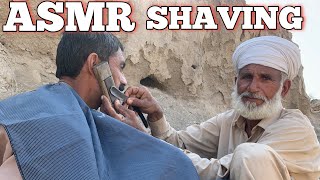 ASMR Fast Beard Shaving but Barber is 100 Year Old ASMR BrozAsmr [upl. by Rudolph]