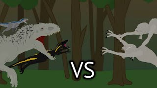 Indominus rexIndoraptor and Blue vs Future Predator  AUTO RPG Anything [upl. by Madaras]