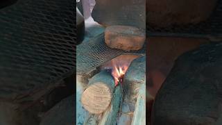 Wood oven fire booster using fan [upl. by Noitsirhc19]